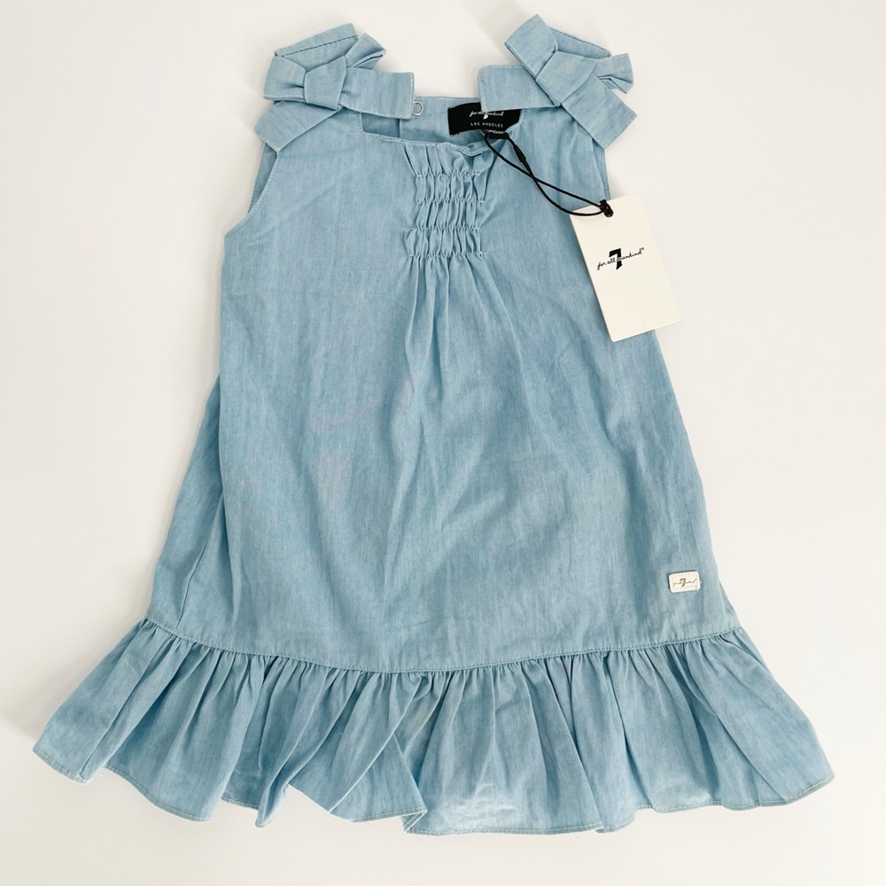 NEW 7 for All Mankind Bow Dress with Bloomers